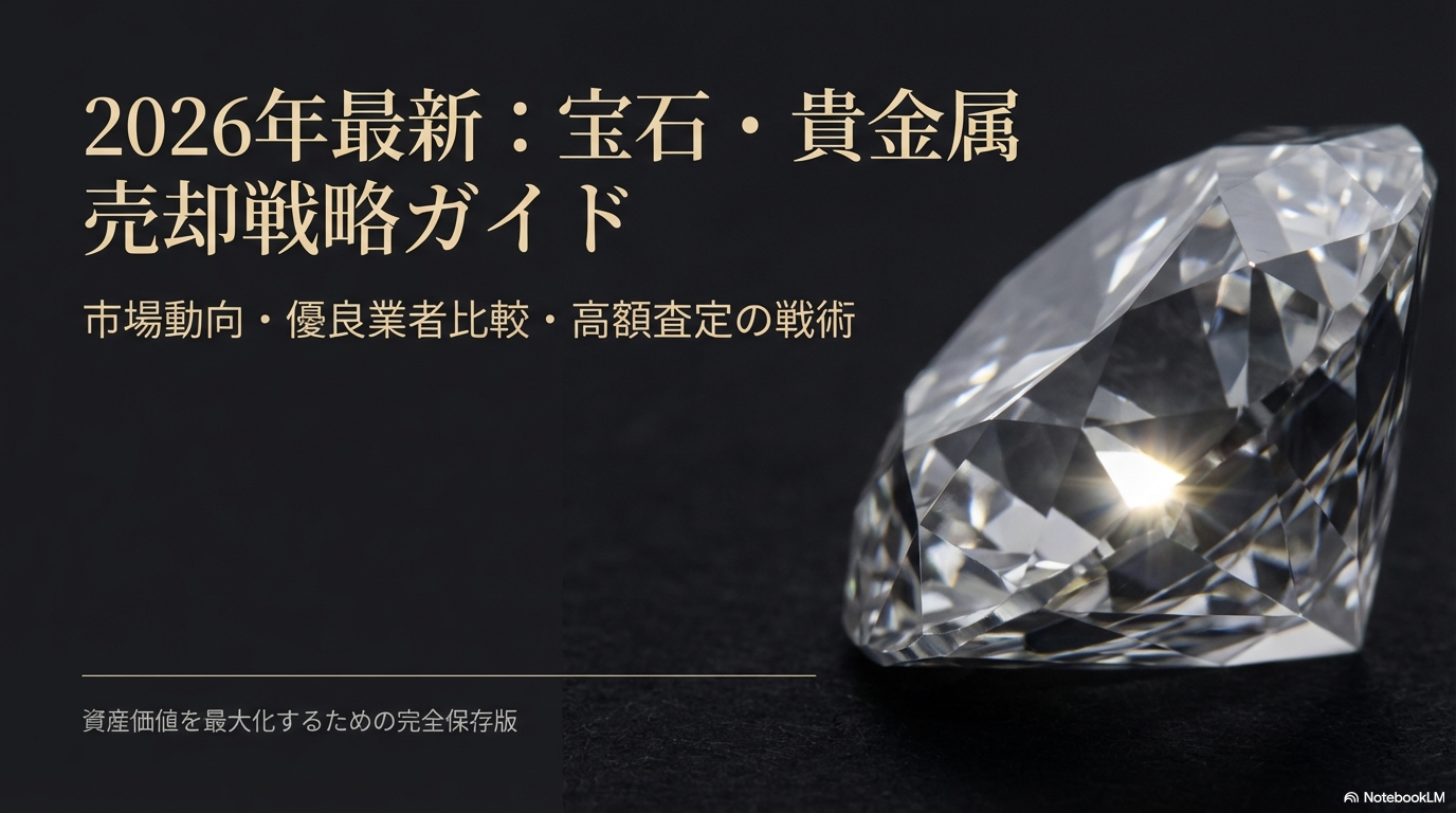2026年最新！宝石買取ランキングと信頼できる業者の比較