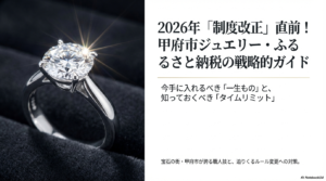 2026年改正も！ふるさと納税甲府市ジュエリー還元率ガイド