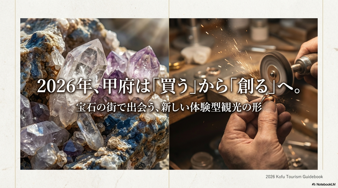 2026年甲府ツーリズムで宝石体験!おすすめルートと鑑定のコツ