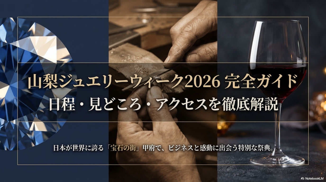 山梨ジュエリーウィーク2026の日程や見どころを徹底解説
